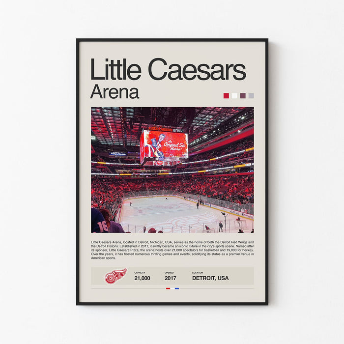 Little Caesars Arena Poster