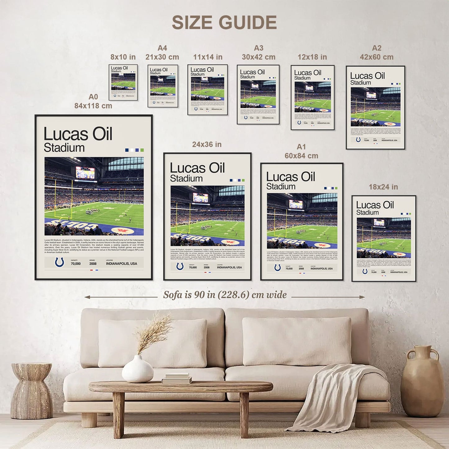 Lucas Oil Stadium Poster Postersport