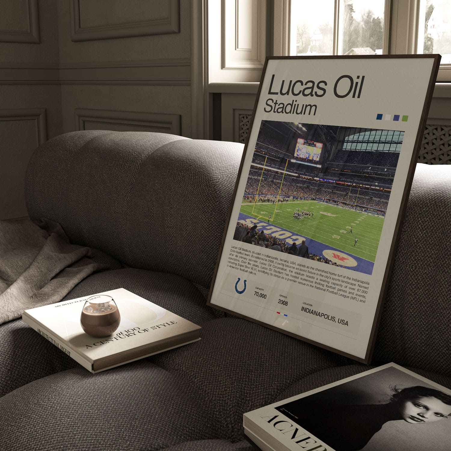 Lucas Oil Stadium Poster Postersport