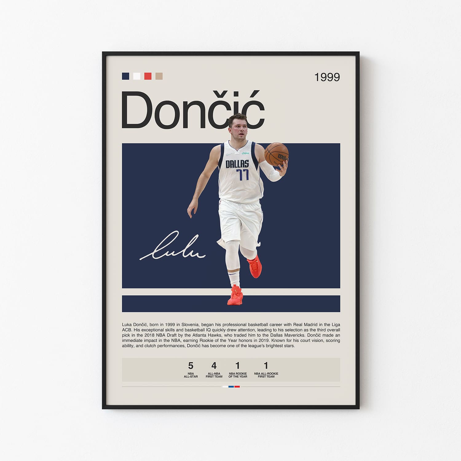 Luka Dončić Poster Postersport