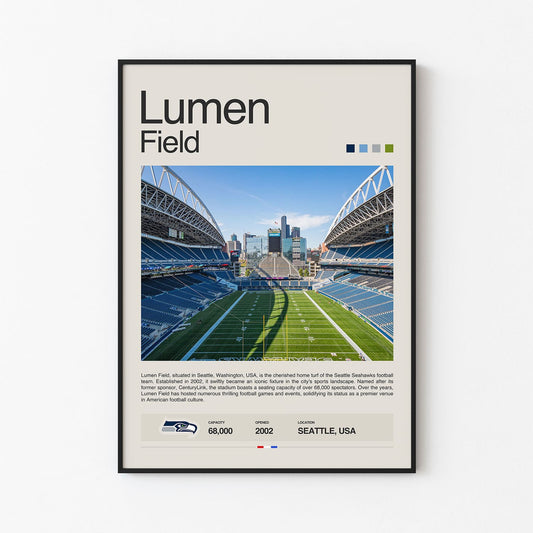 Lumen Field Poster Postersport