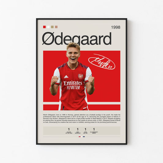 Martin Odegaard Poster Postersport