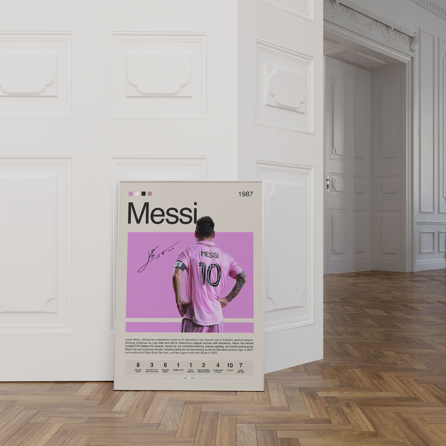 Messi Miami Poster Postersport