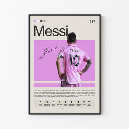 Messi Miami Poster Postersport