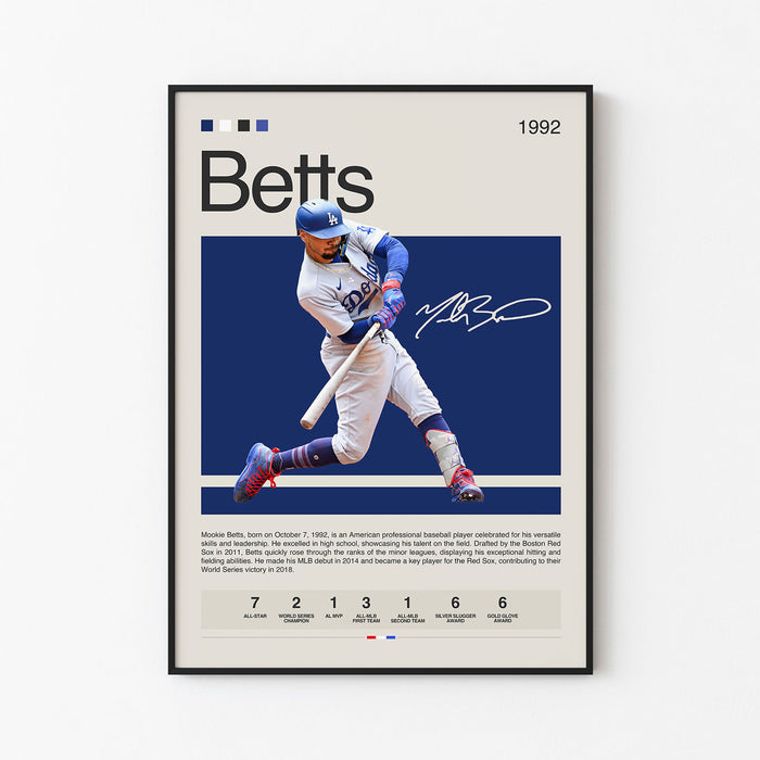 Mookie Betts Poster