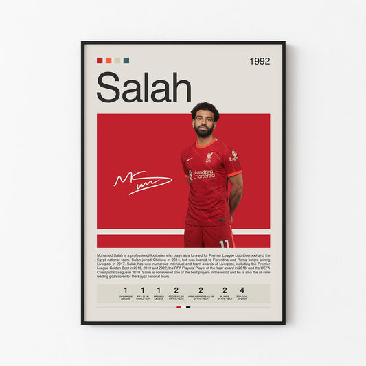 Mohamed Salah Poster Postersport