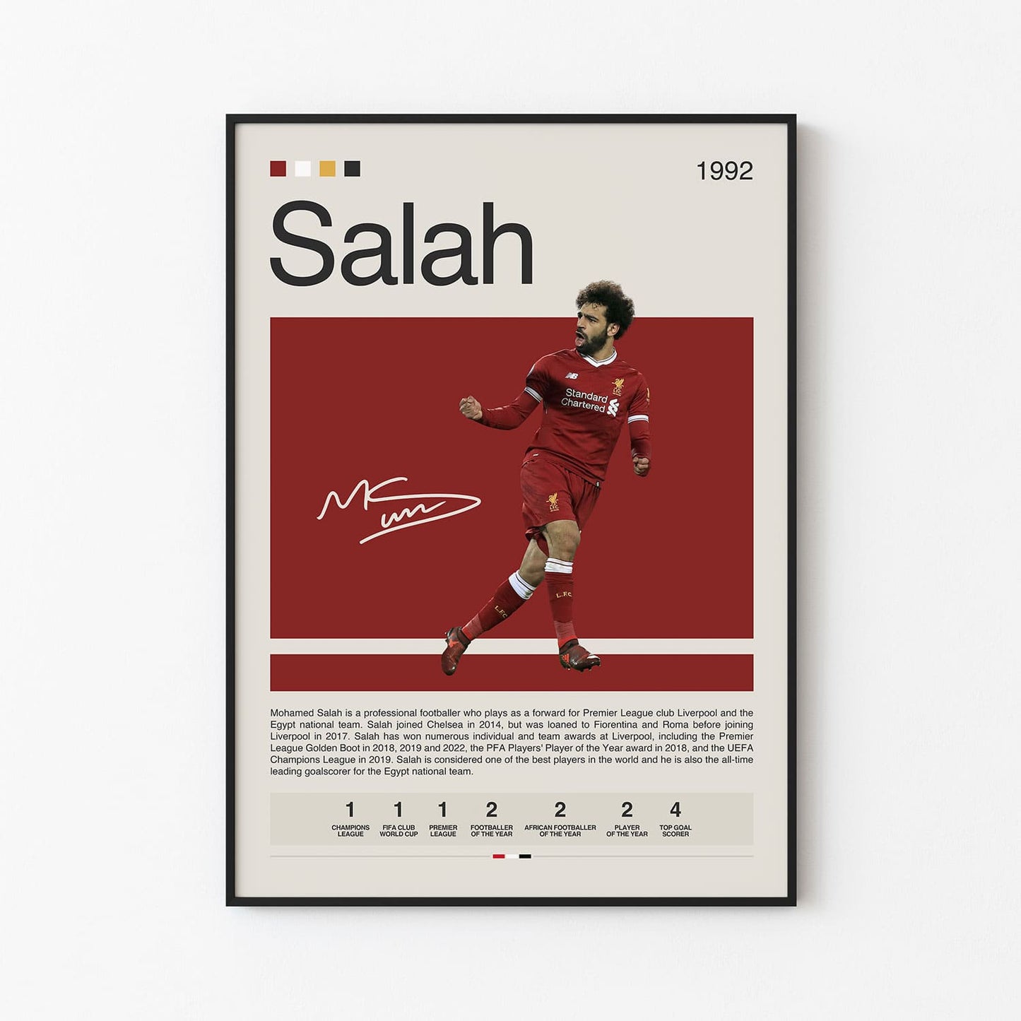 Mohamed Salah Poster Postersport