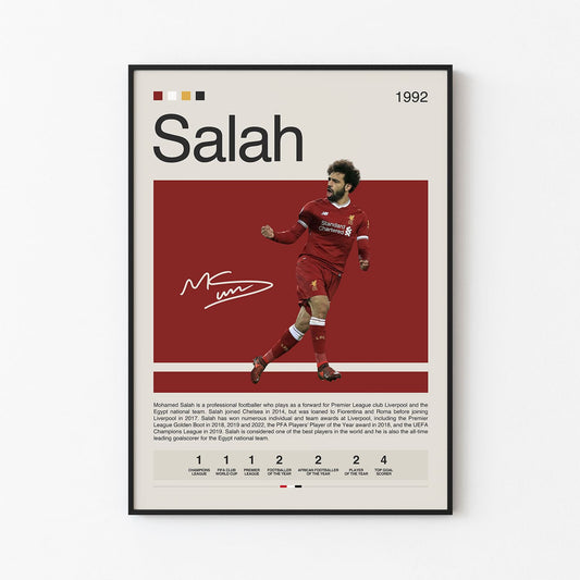 Mohamed Salah Poster Postersport