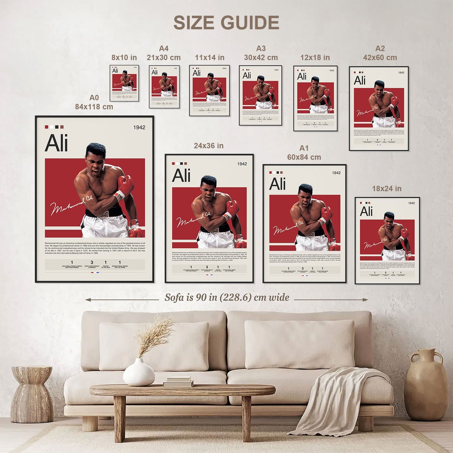 Mohammed Ali Poster Postersport