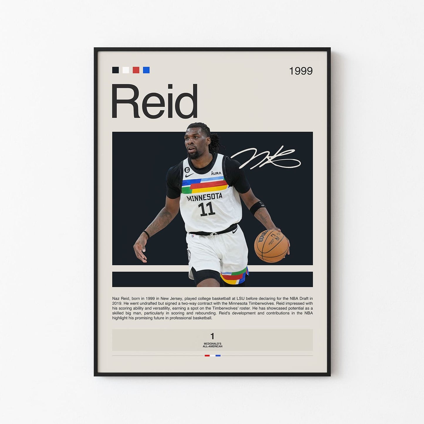 Naz Reid Poster Postersport