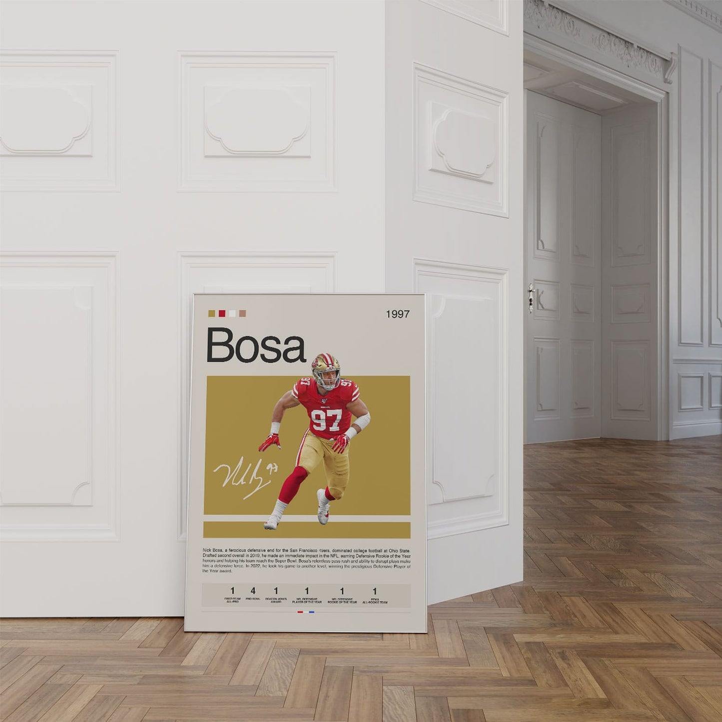 Nick Bosa Poster Postersport