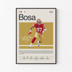 Nick Bosa Poster Postersport