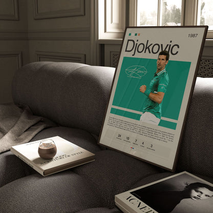 Novak Djokovic Poster Postersport