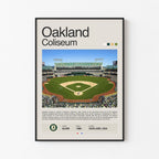 Oakland Coliseum Stadium Poster Postersport