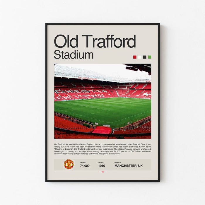 Old Trafford Poster