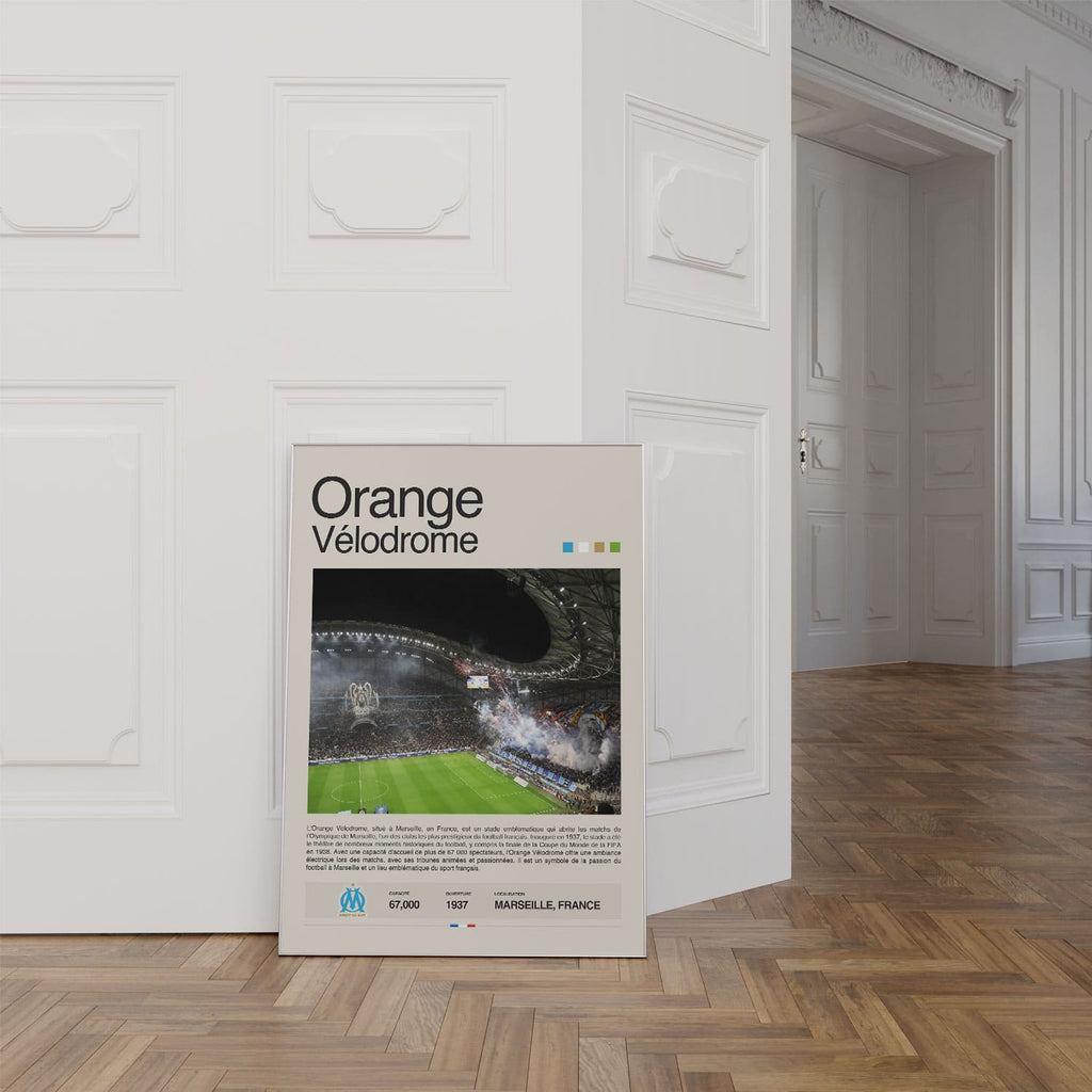 Orange Velodrome Poster Postersport
