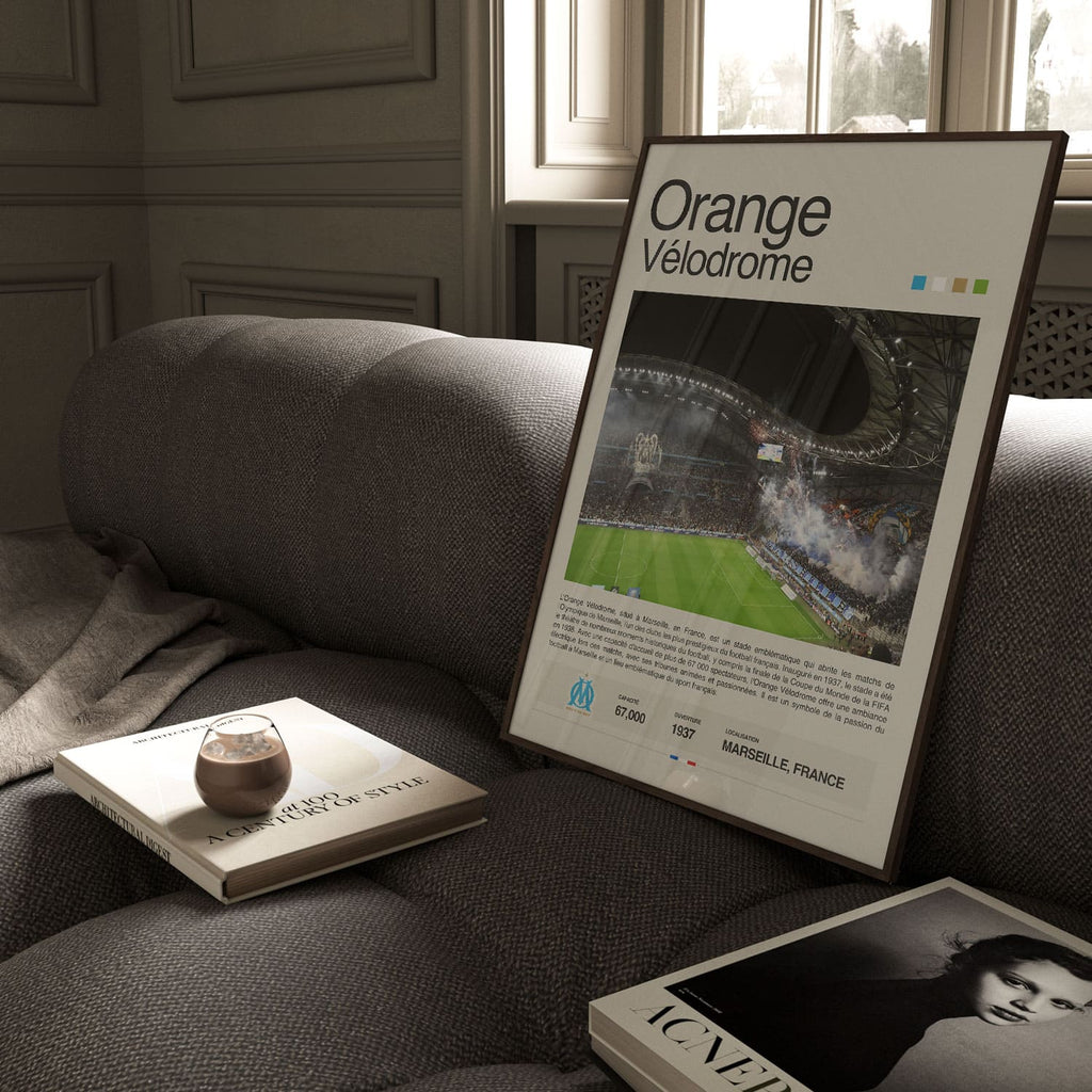 Orange Velodrome Poster Postersport