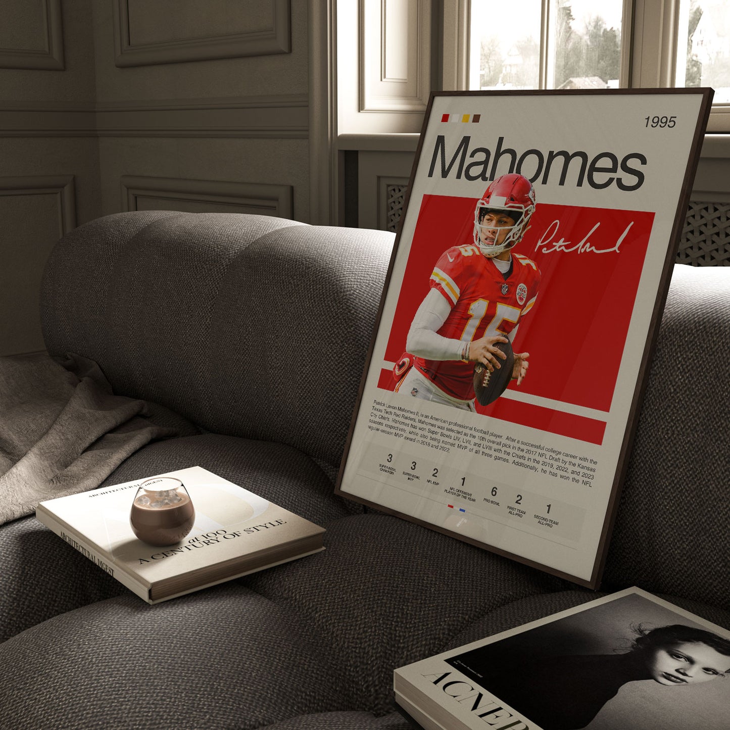 Patrick Mahomes Poster Postersport