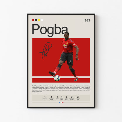 Paul Pogba Poster Postersport