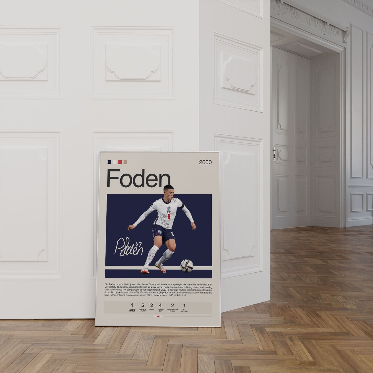 Phil Foden Poster Postersport