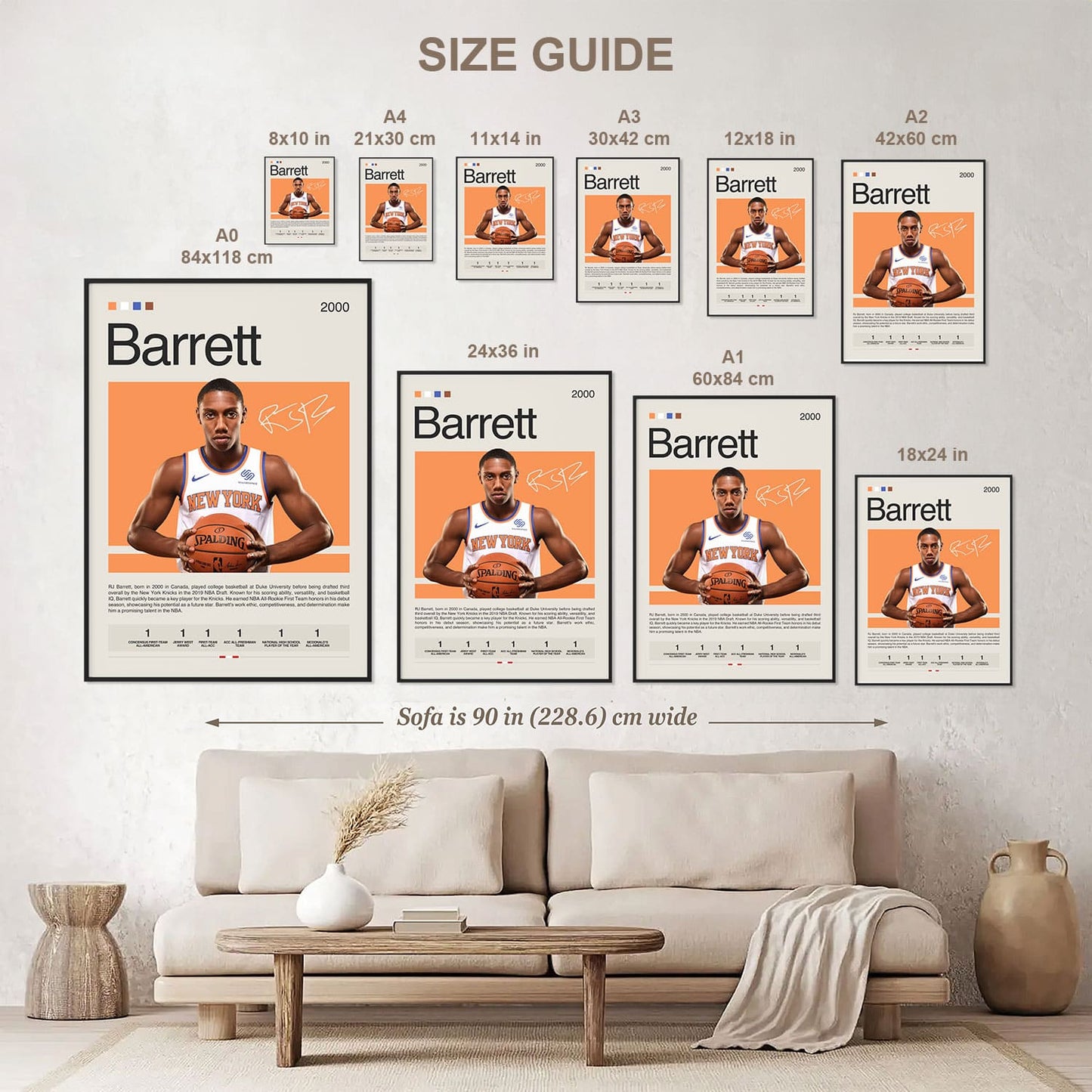 RJ Barrett Poster Postersport