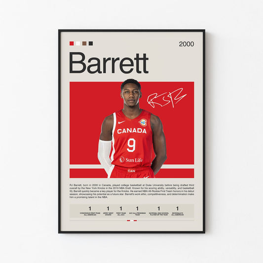 RJ Barrett Poster Postersport