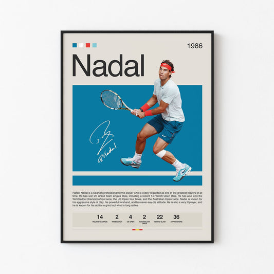 Rafael Nadal Poster Postersport