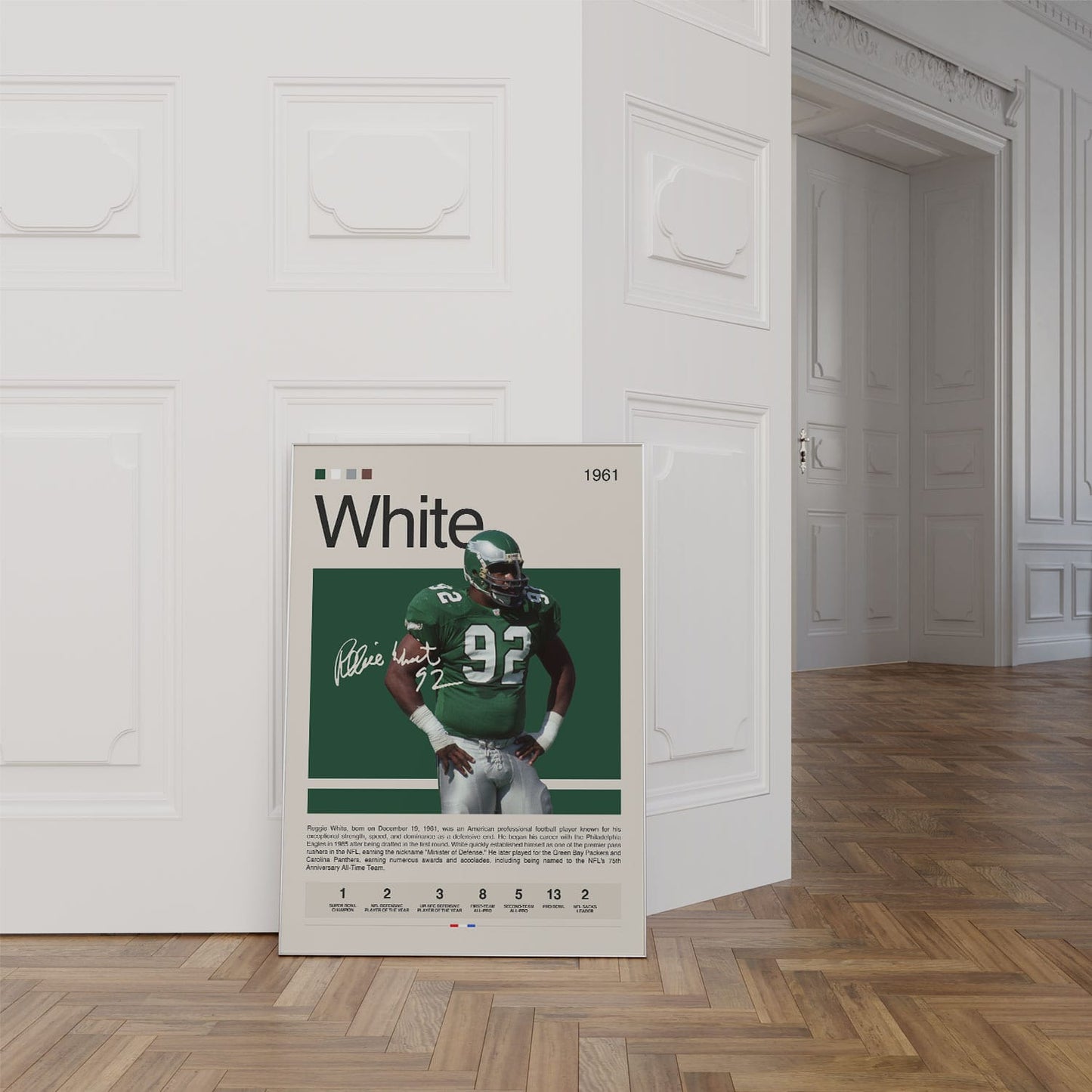 Reggie White Poster Postersport