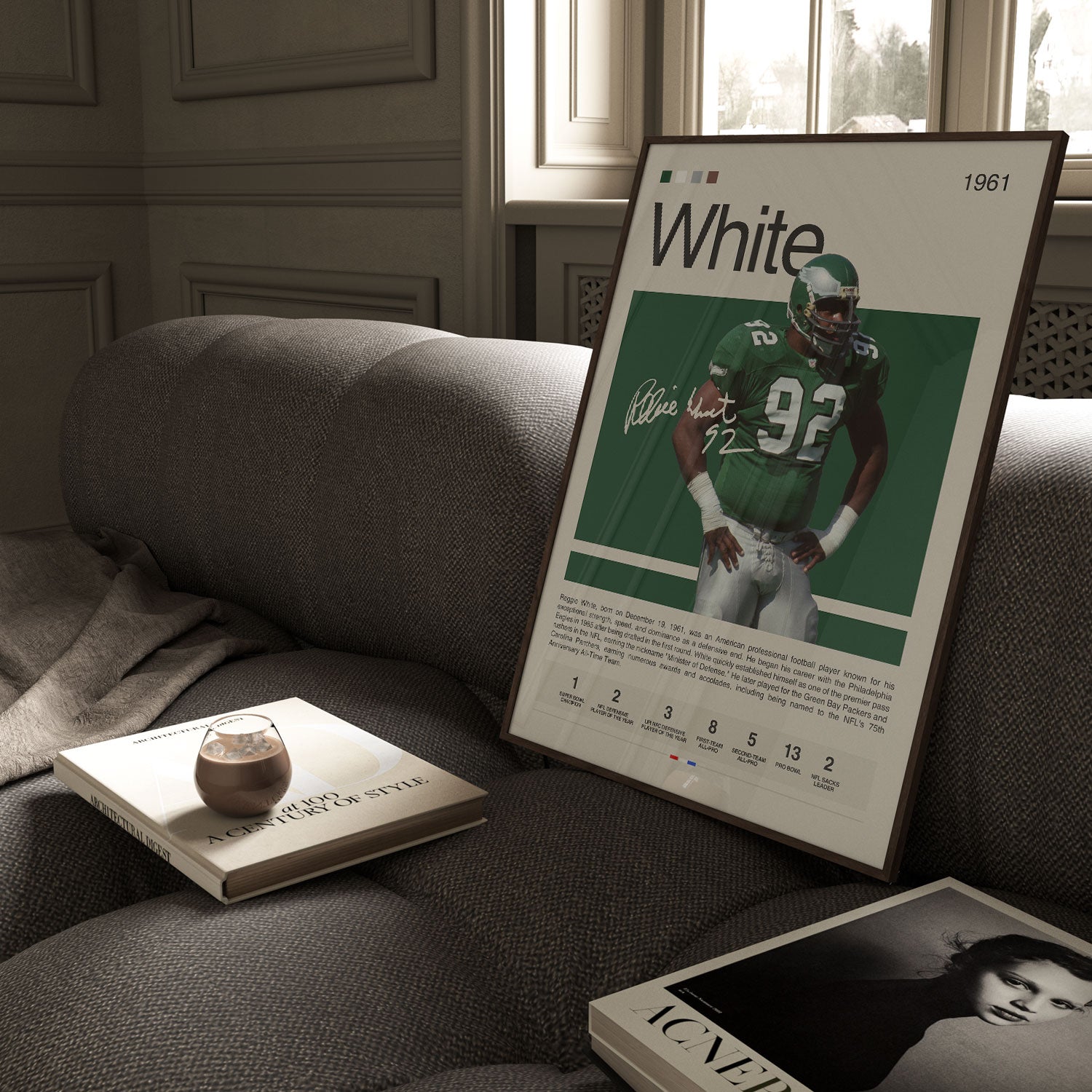 Reggie White Poster Postersport