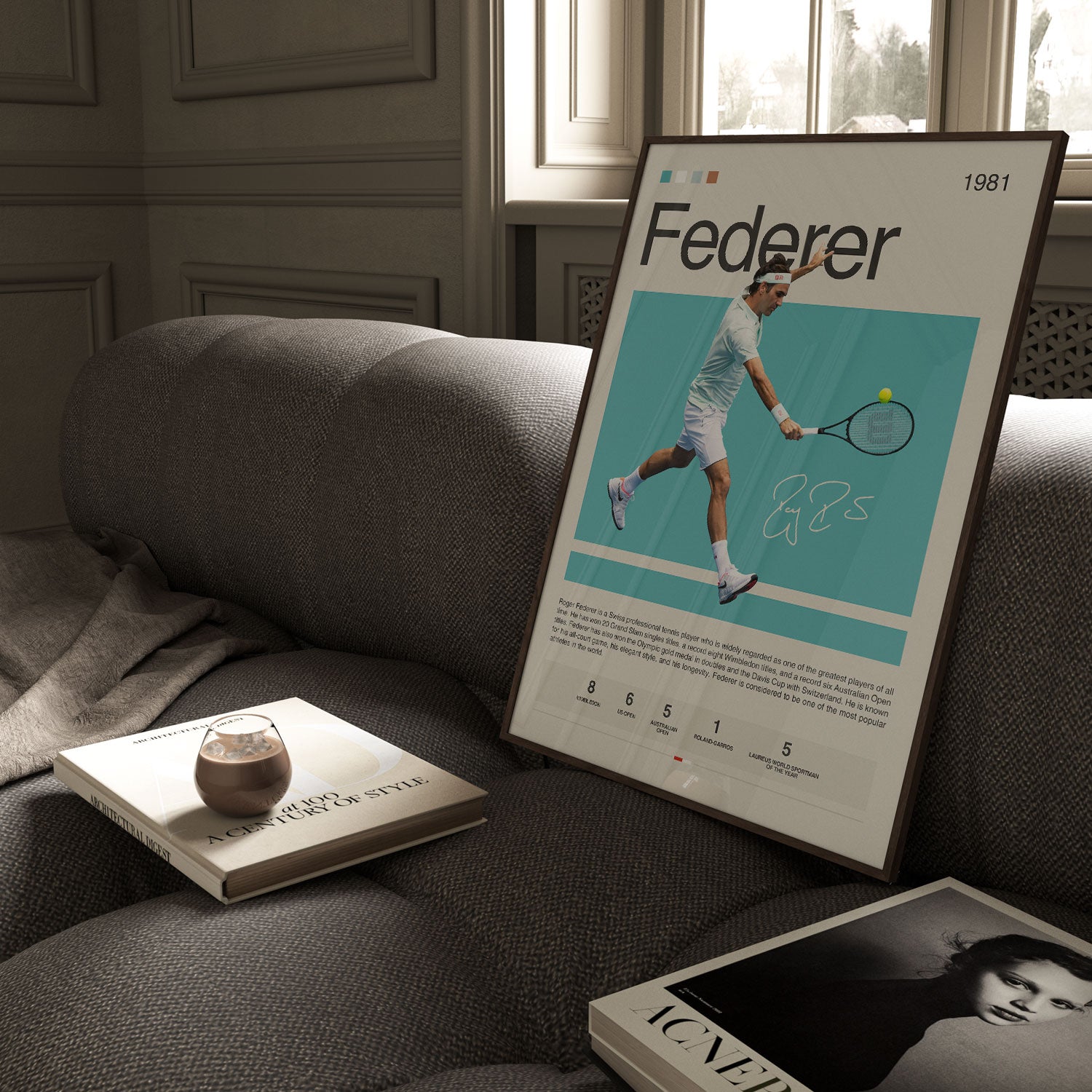 Rodger Federer Poster Postersport