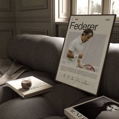 Roger Federer Poster Postersport