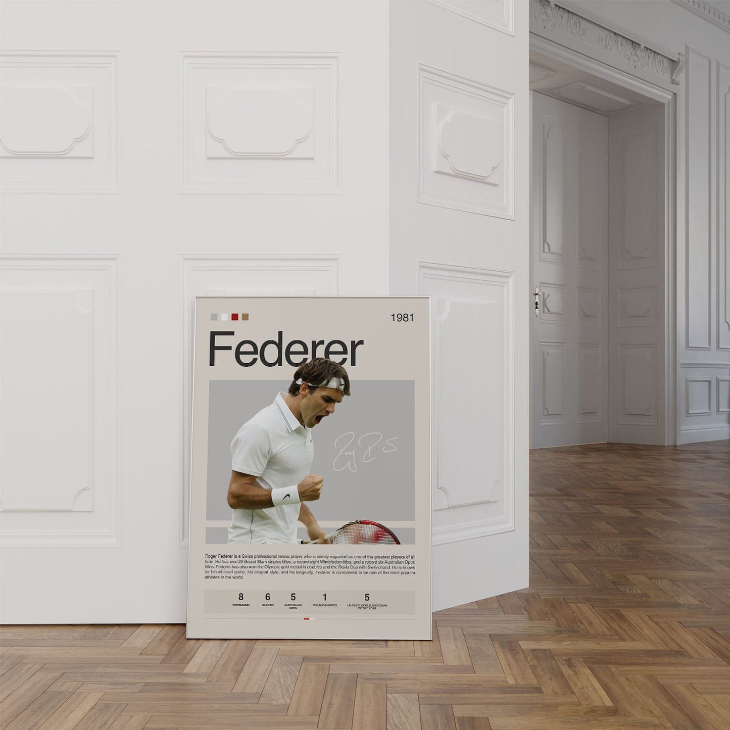 Roger Federer Poster Postersport