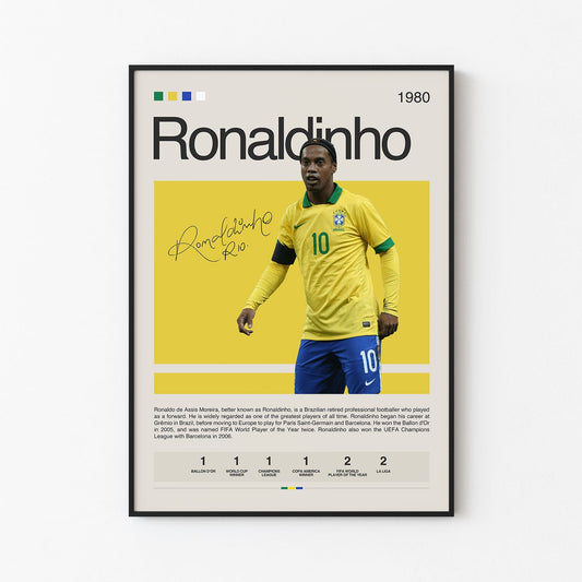 Ronaldinho Poster Postersport