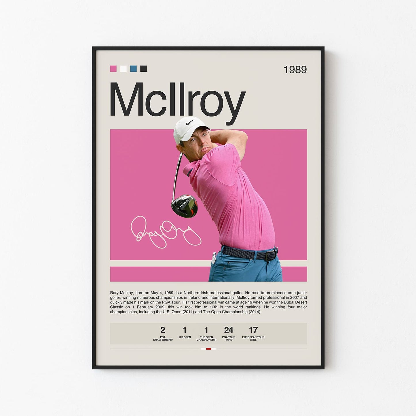 Rory McIlroy Poster Postersport