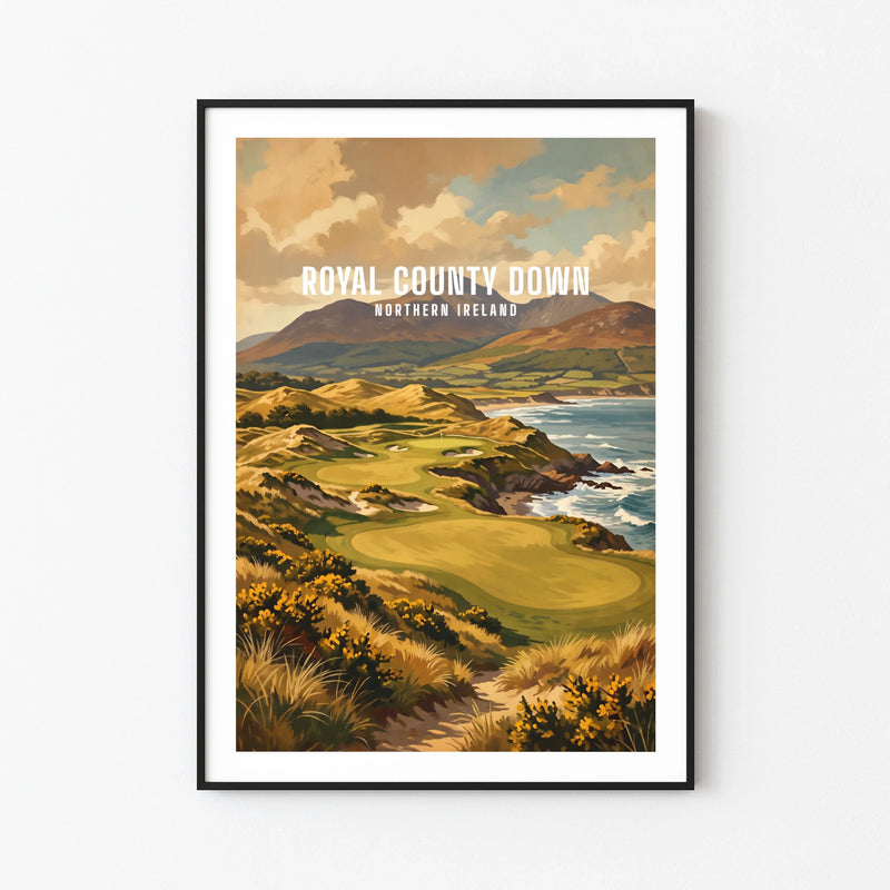 Royal County Down - Links Golf Poster