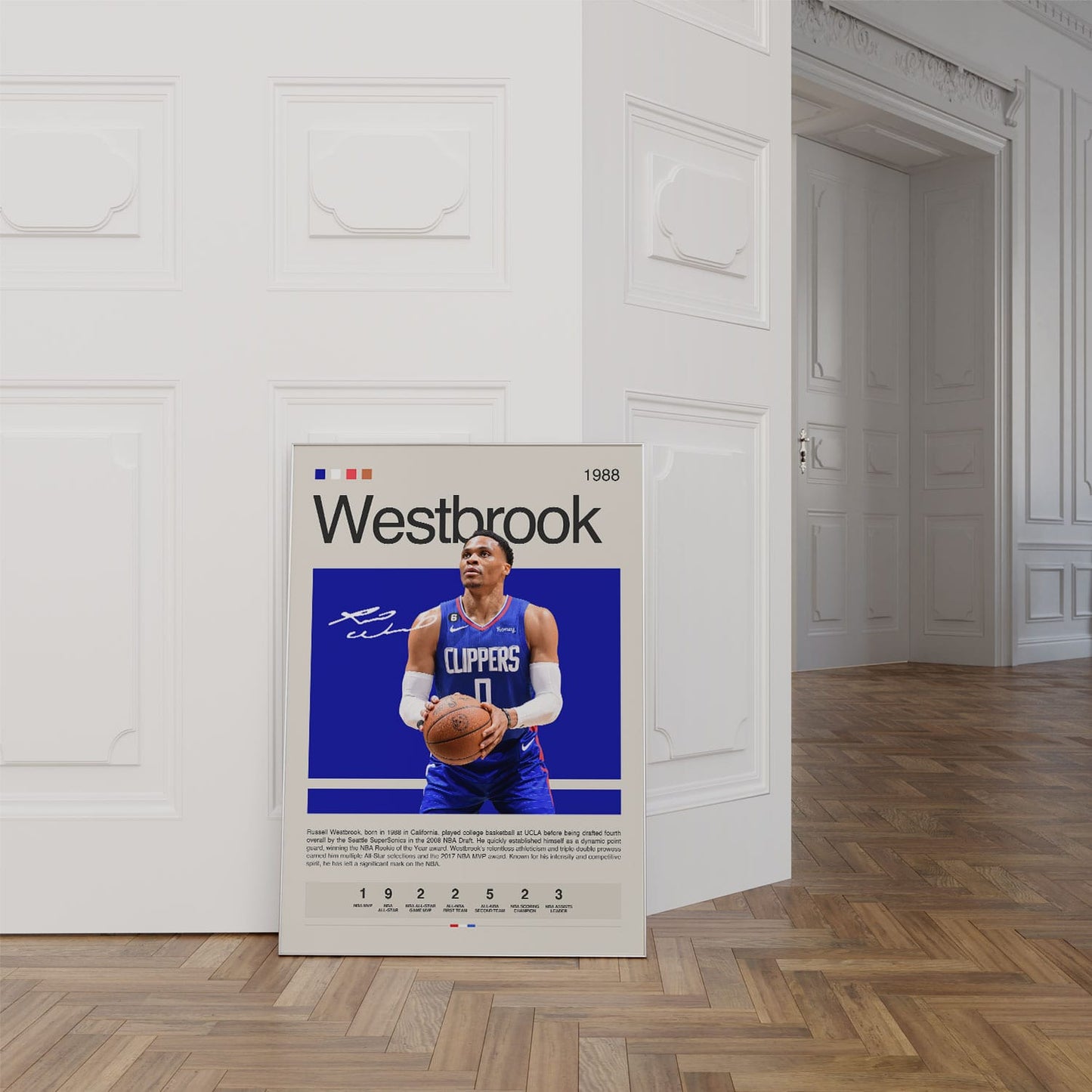 Russel Westbrook Poster Postersport