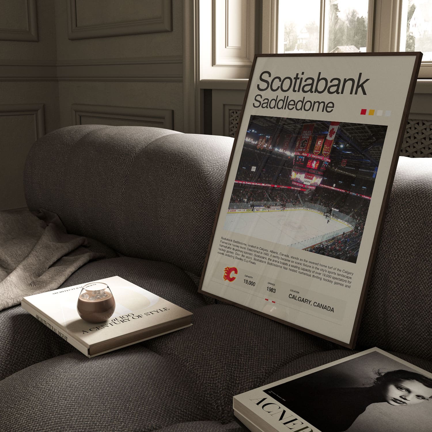 Scotiabank Saddledome Poster Postersport