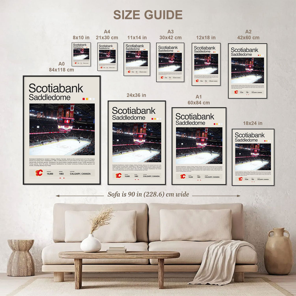 Scotiabank Saddledome Poster Postersport