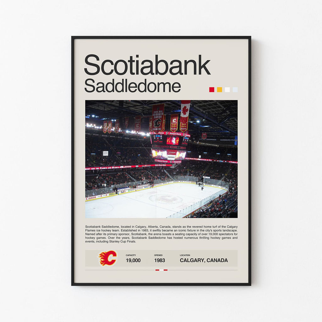 Scotiabank Saddledome Poster Postersport