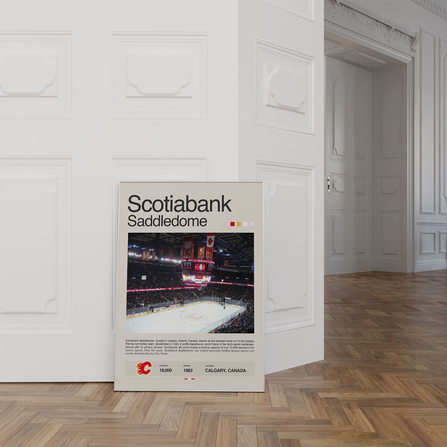 Scotiabank Saddledome Poster Postersport