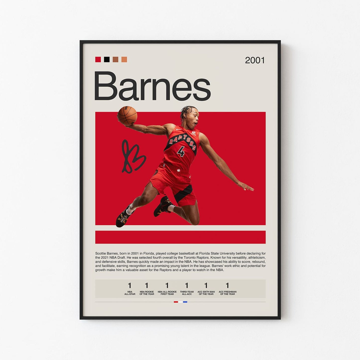 Scottie Barnes Poster Postersport