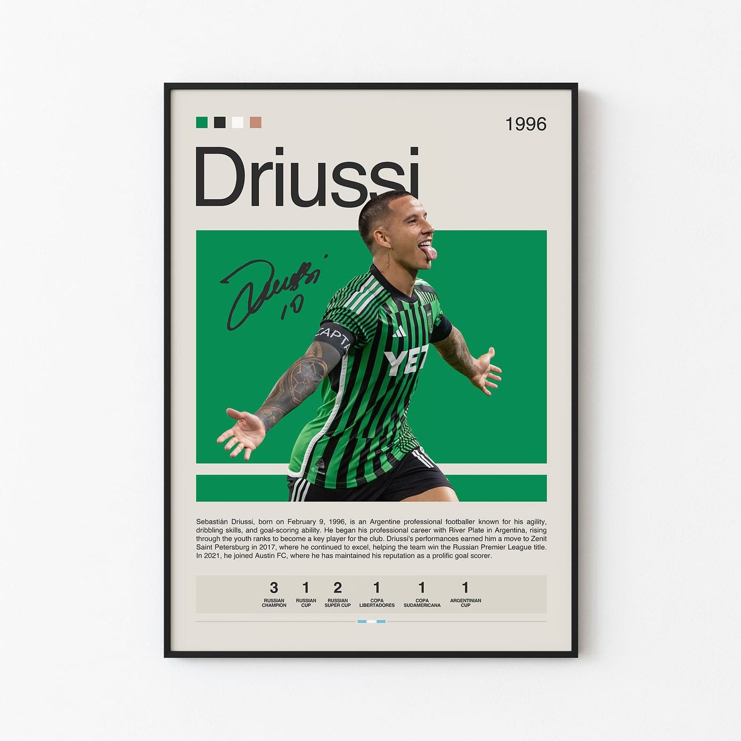 Sebastian Driussi Poster Postersport