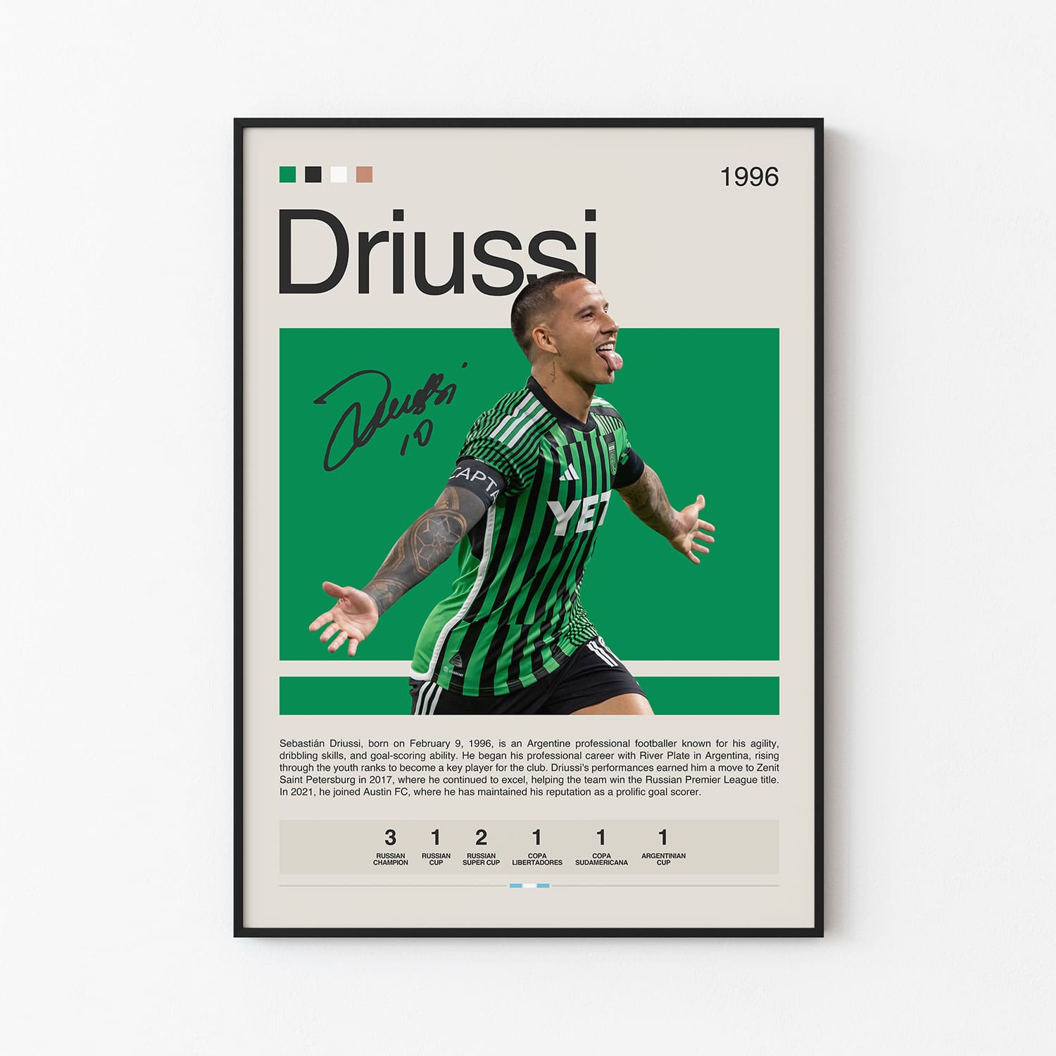 Sebastian Driussi Poster Postersport