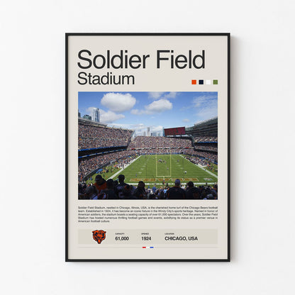 Soldier Field Poster Postersport