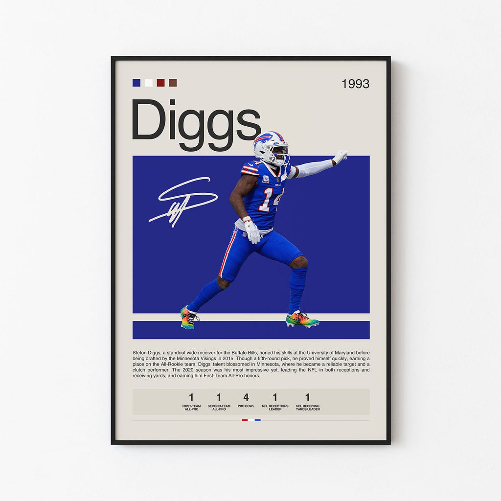 Stefon Diggs Poster Postersport