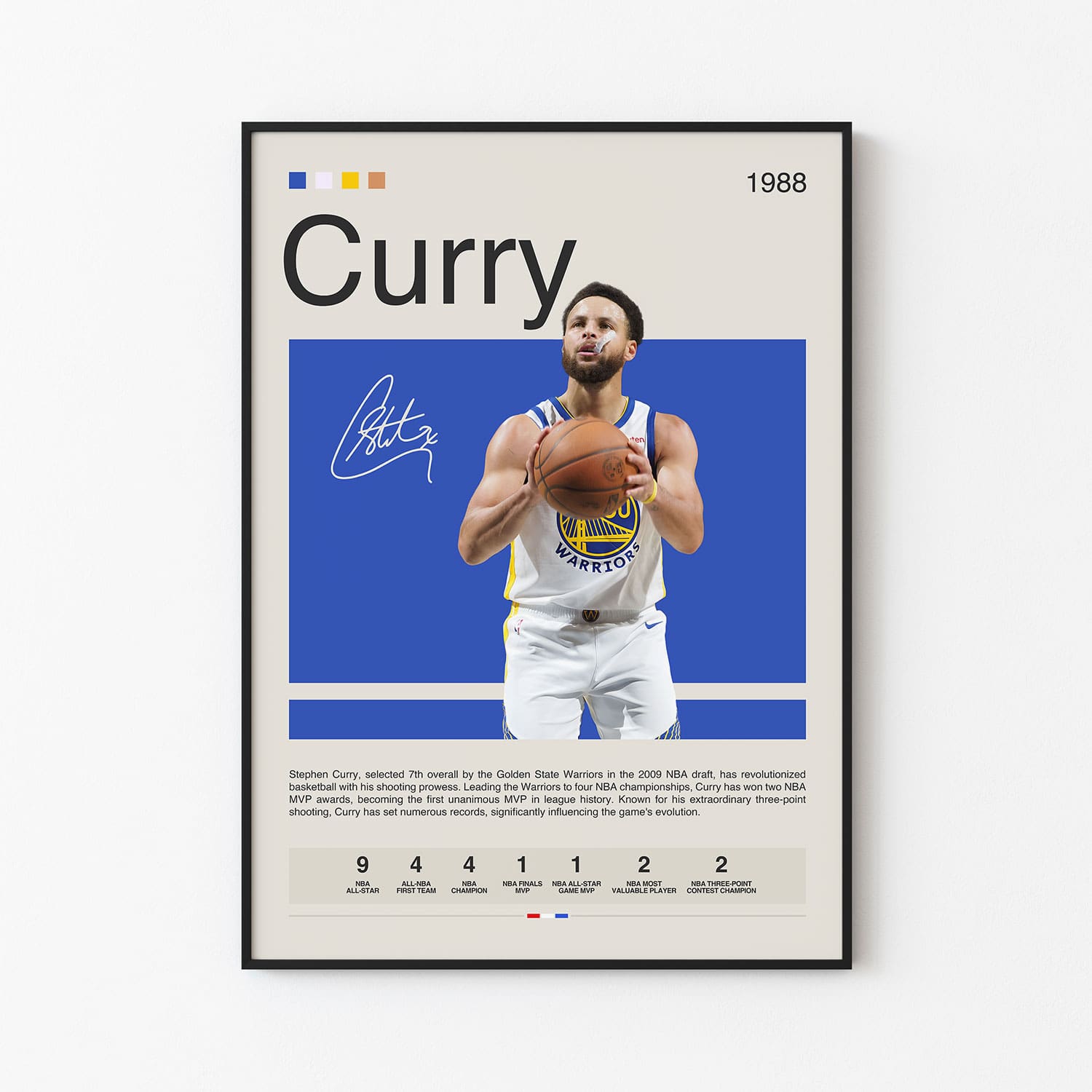 Steph Curry Poster Postersport