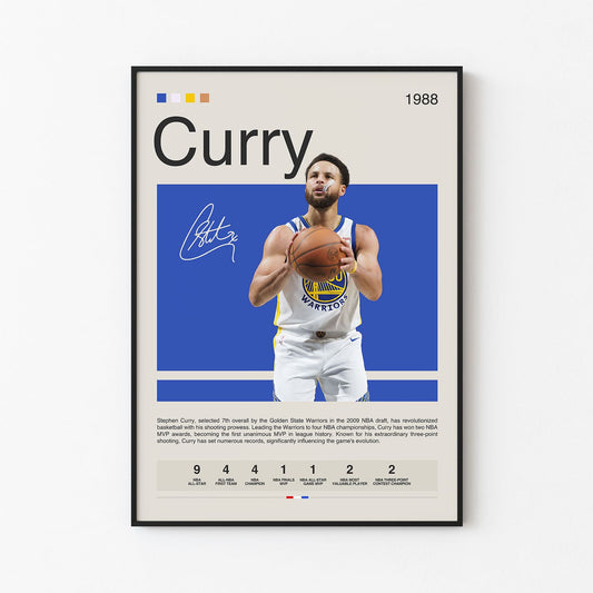 Steph Curry Poster Postersport