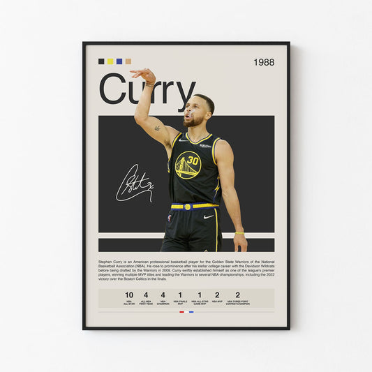 Steph Curry Poster Postersport