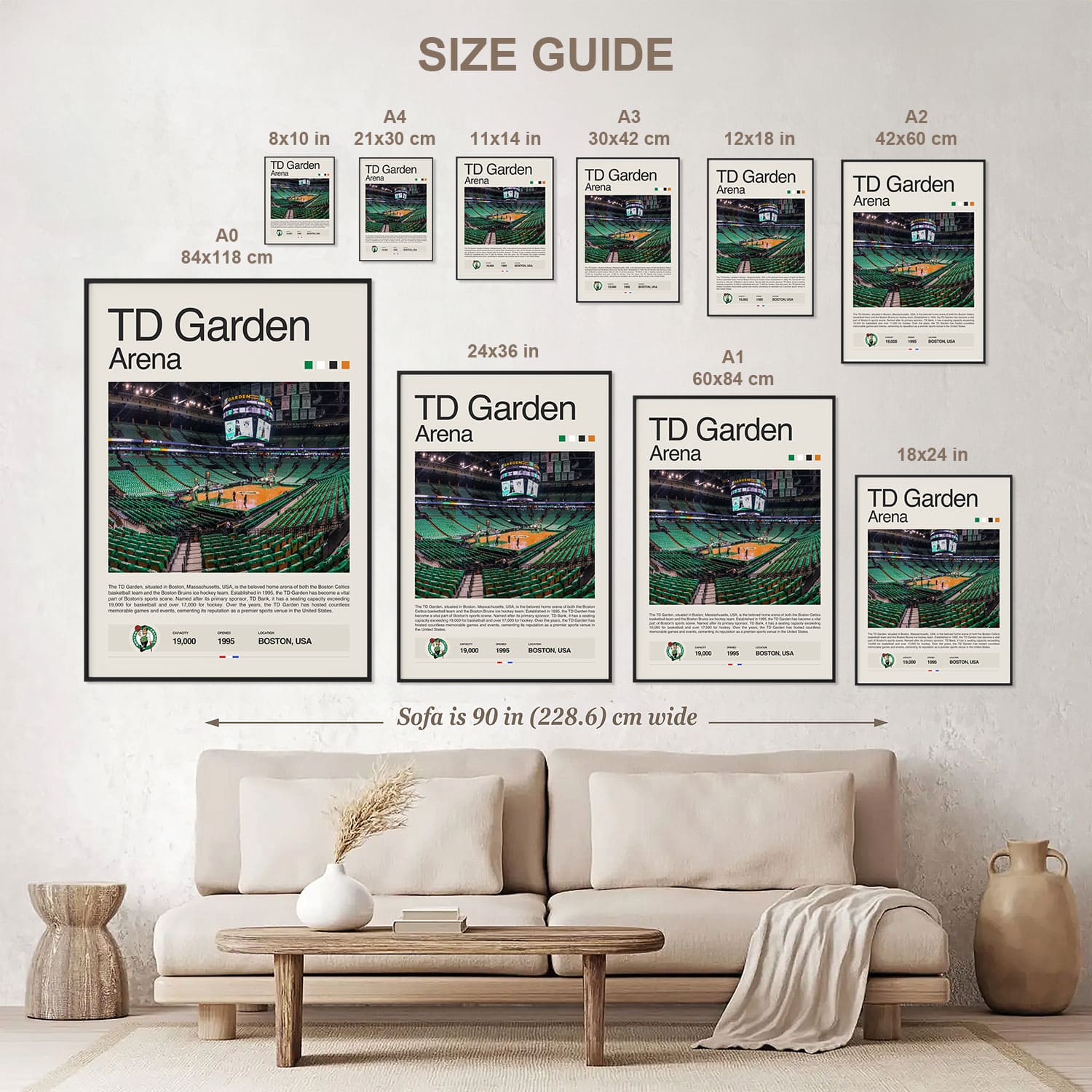TD Garden Poster Postersport
