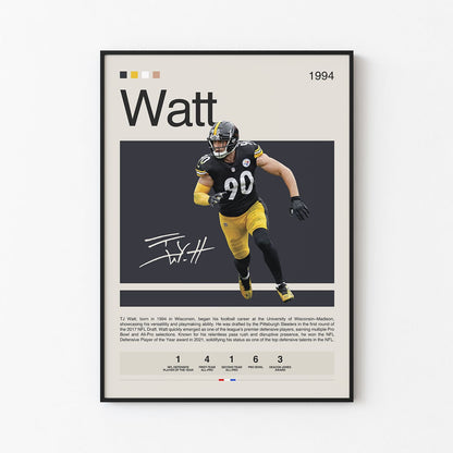 TJ Watt Poster Postersport